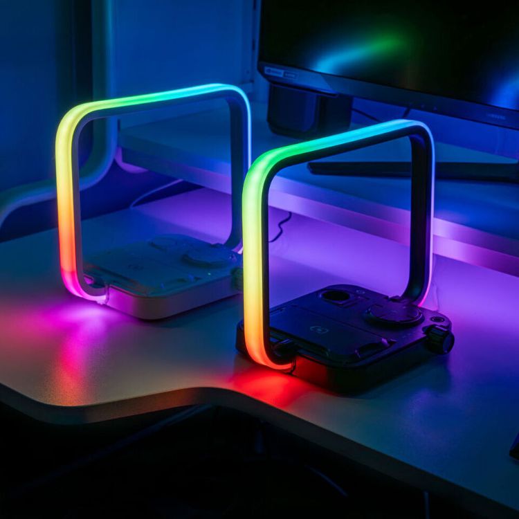 Picture of 3in1 Wireless Charging Pad LED Colour Changing Light Phone Airpod Watch Charger