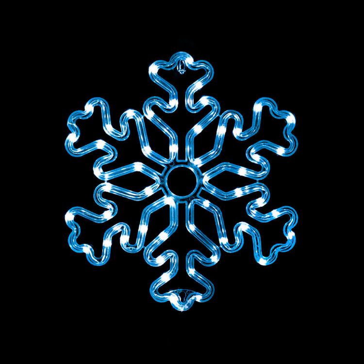 Picture of 30cm Snowflake Christmas Window Lights Cool White Xmas Festive Decorations
