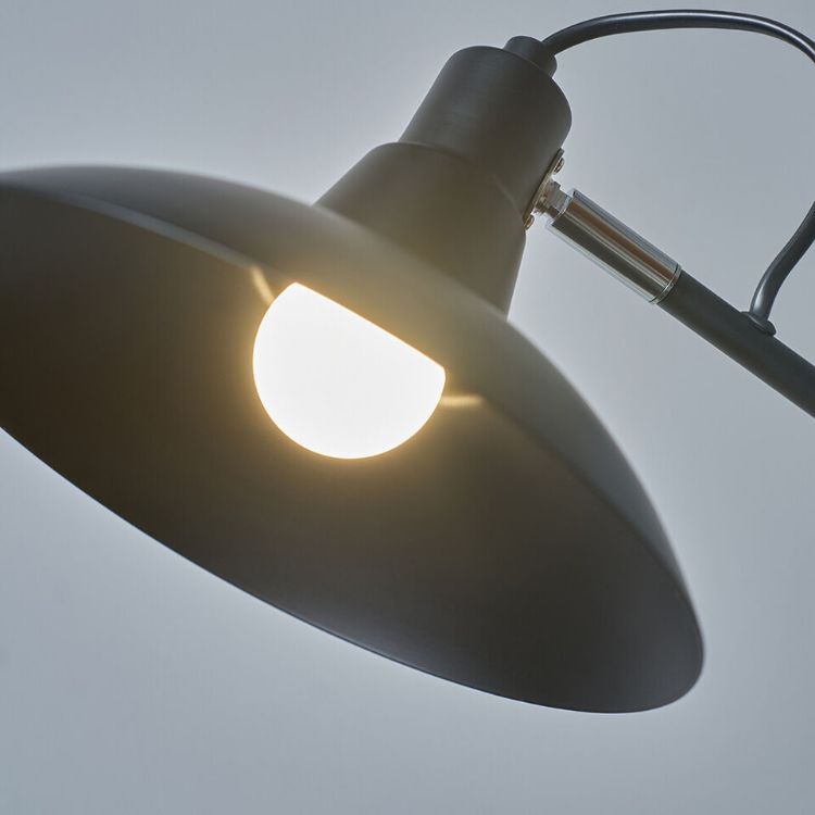 Picture of Table Lamp Industrial Adjustable Metal Desk Task Work Light LED Bulb Lighting