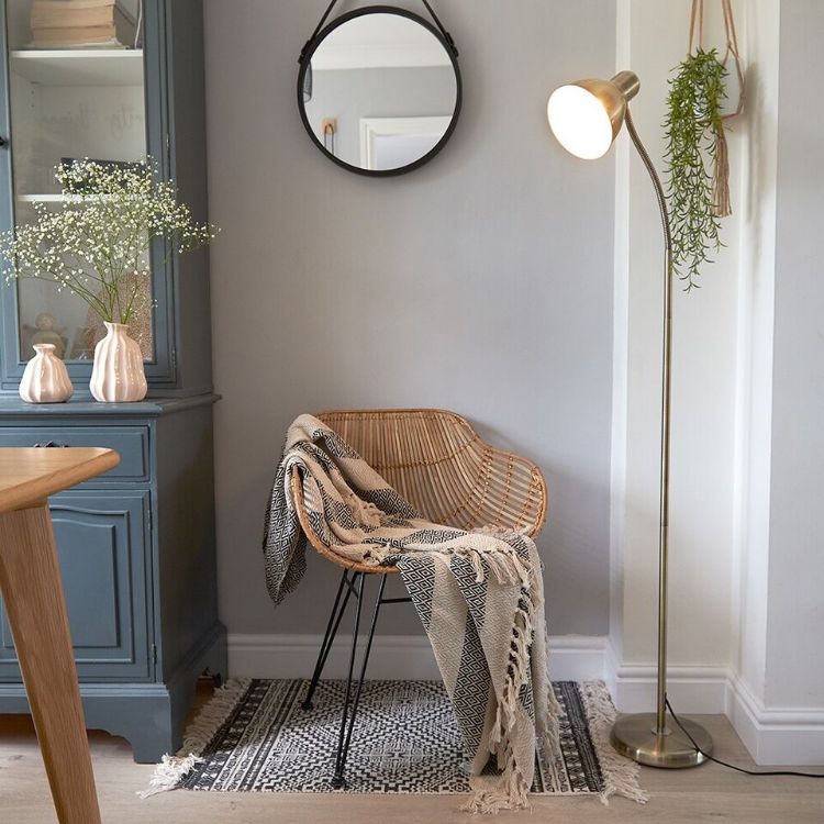 Picture of Adjustable Standard Floor Lamp Living Room Reading Light Free Standing Lighting
