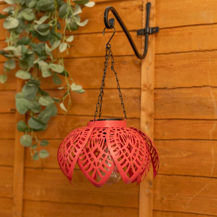 Picture of Hanging Artichoke Design Solar Lights Garden Décor Pendant Lamp Outdoor Lighting 
