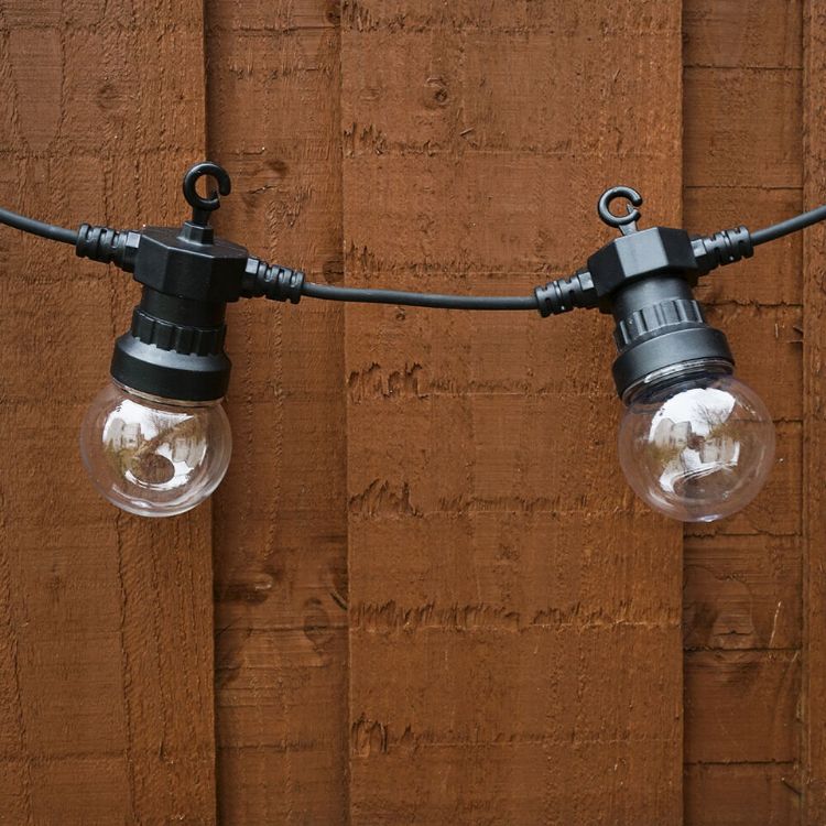 Picture of Outdoor String Lights, Globe String Light, IP44 Waterproof, Vintage Patio Lights, Waterproof Hanging Lights String for Outdoor
