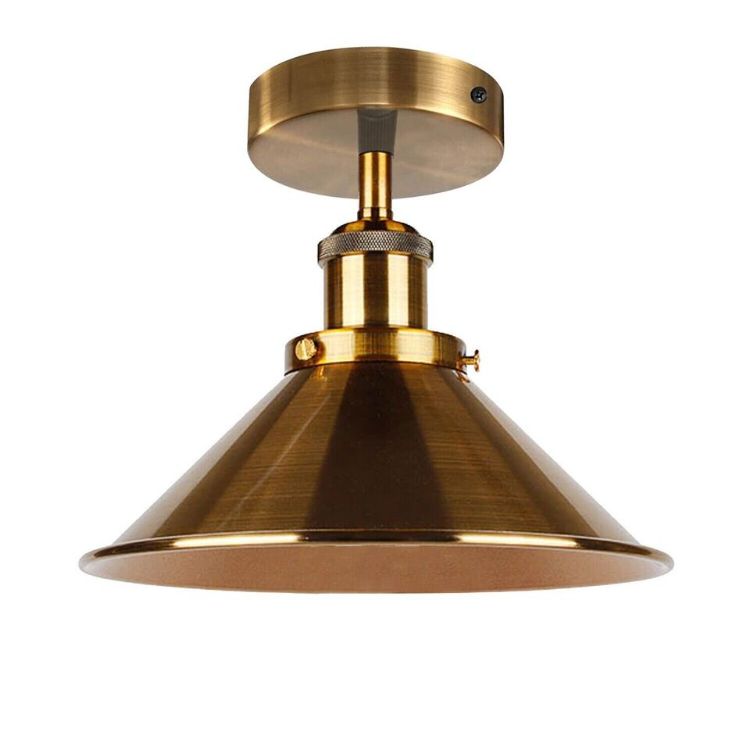 Picture of Vintage Ceiling Light Retro Industrial Flush Mount Ceiling Lamp Shade Retro Lamp