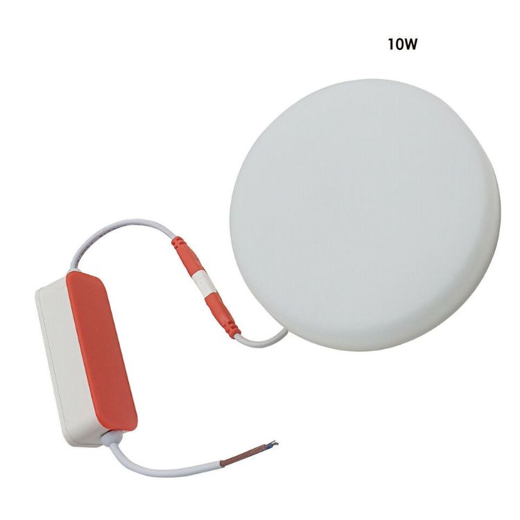 Picture of LED Slim Ceiling Glow Panel Light (10 Watt) Ceiling Light, Down Light, Concealed Light, Super Bright Cool White