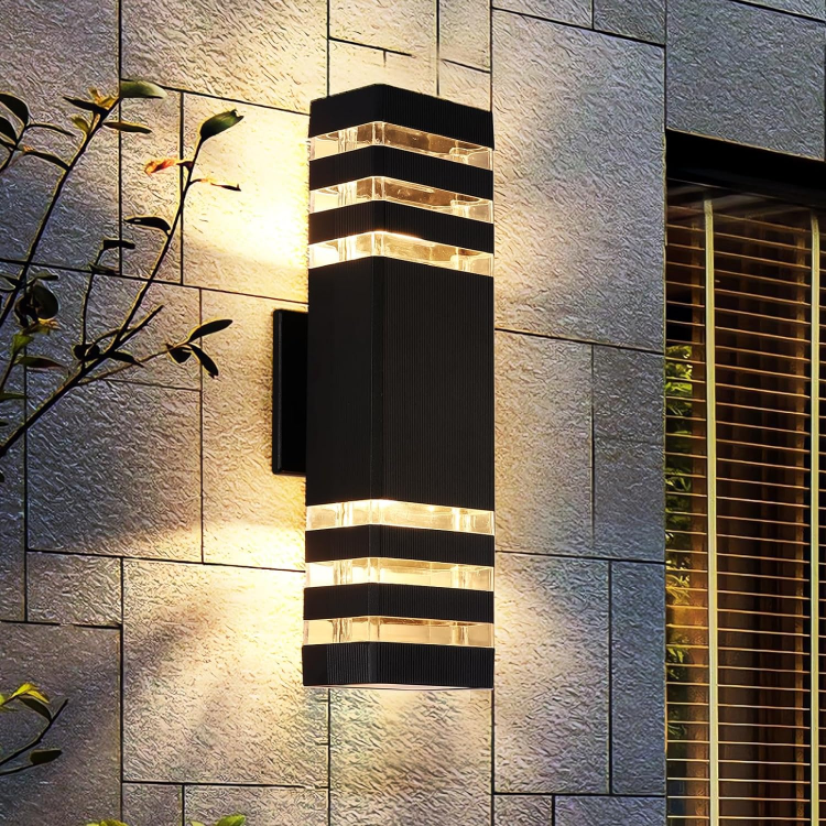 Picture of Outdoor Wall Lights Mains Powered, IP67 Waterproof Up Down Outside Lights, Modern LED GU10 External Lighting Exterior Wall Lamp
