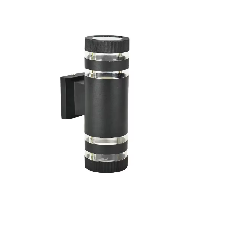 Modern double sided outdoor wall light E27 IP44 black