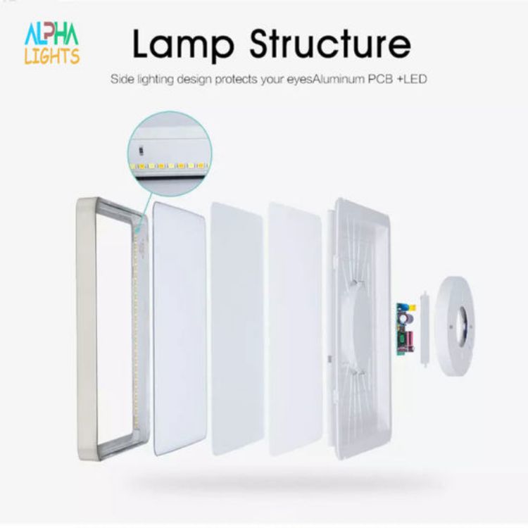 Picture of 36W LED Ceiling Light, 3240LM Waterproof Bathroom Lights Ceiling, Super Bright 6500K Daylight White