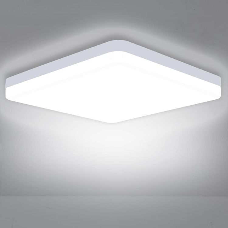 Picture of 24W LED Ceiling Light – Modern Flush Mount Light for Bathroom, Bedroom, Utility Room, Stairs & Hallways