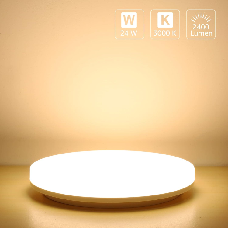 Energy saving 24W LED ceiling light for kitchen and hallways