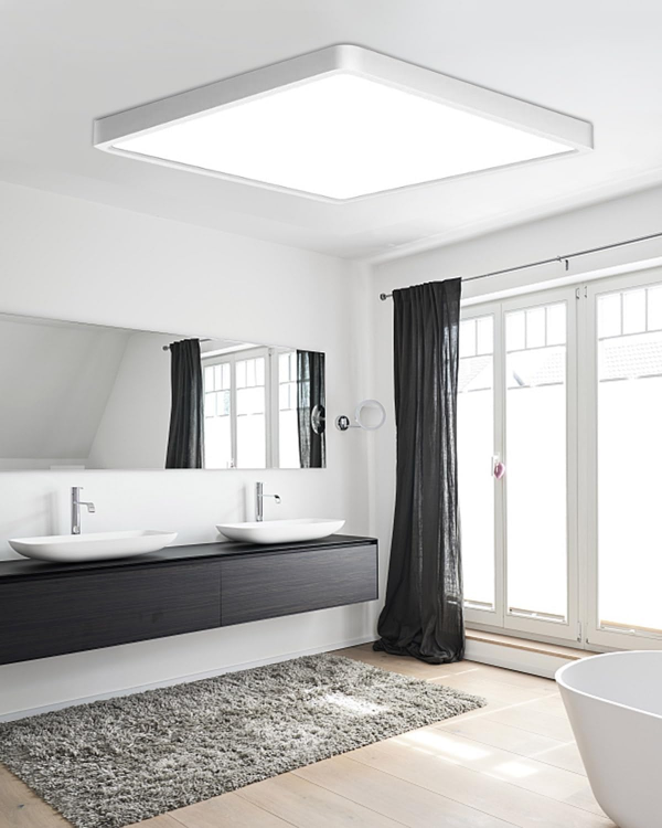 18W Alpha Lights square LED ceiling light 6000K cool white