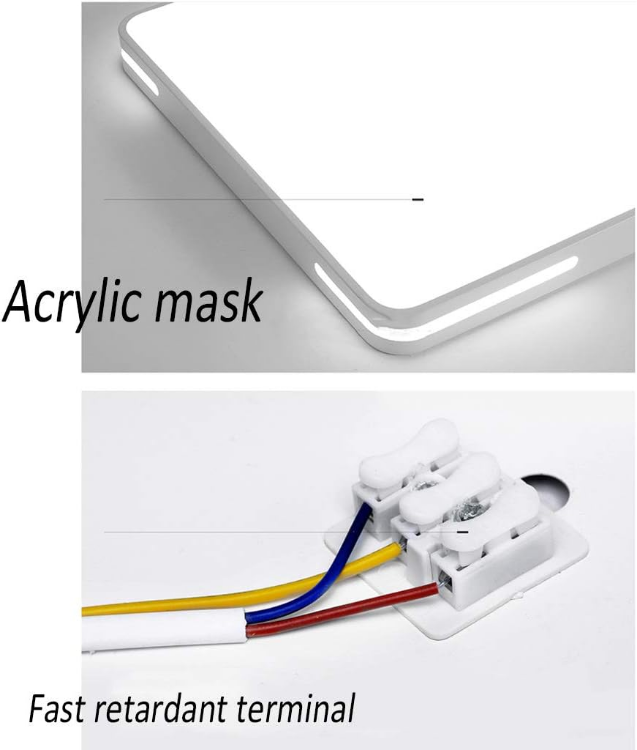 Energy-saving LED ceiling panel light 3200–3600 lumens