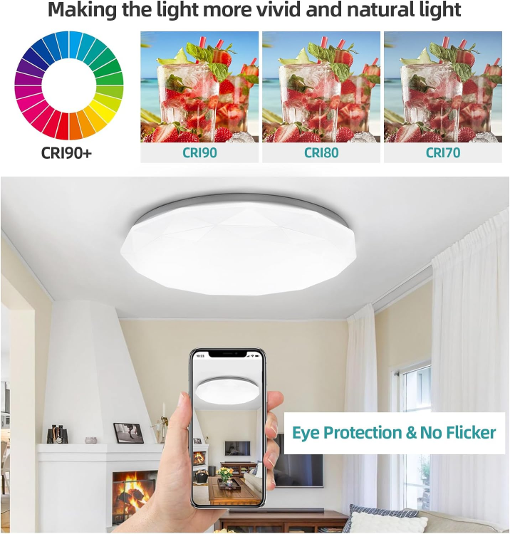 Picture of 24W LED Ceiling Panel Light – Daylight White 6000K, Energy Efficient