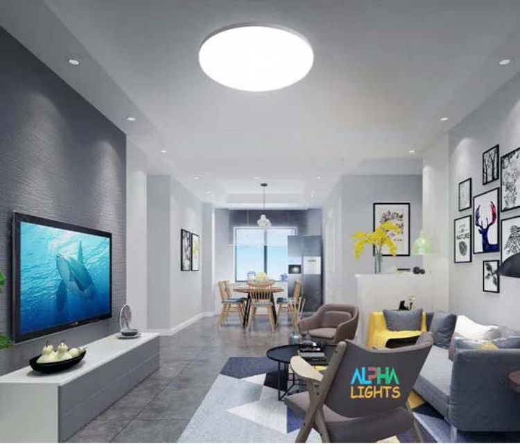 Energy efficient 13W LED ceiling light for hallways