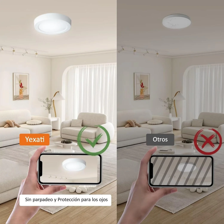 Bright Natural White LED Ceiling Light for Indoor Use