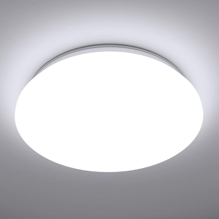 Modern 18W LED flush ceiling light daylight white 6000K​