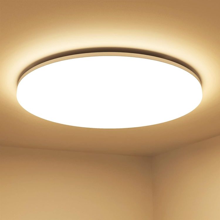 Picture of 24W LED Ceiling Light – Modern Flush Mount Light for Bathroom, Bedroom, Utility Room, Stairs & Hallways