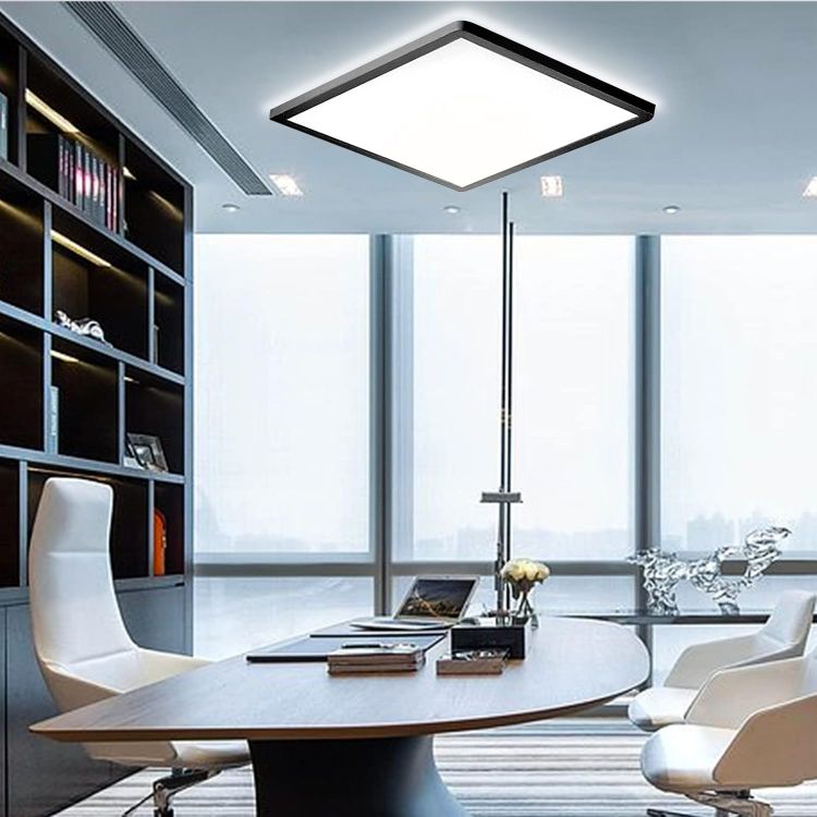 Picture of Square LED Ceiling Light, IP44 Waterproof Bathroom Lights Ceiling, Ideal for Office, Kitchen, and Bedroom