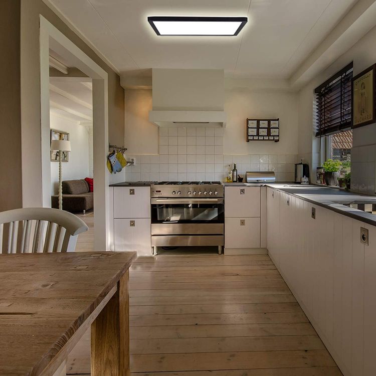 Picture of Square LED Ceiling Light, IP44 Waterproof Bathroom Lights Ceiling, Ideal for Office, Kitchen, and Bedroom