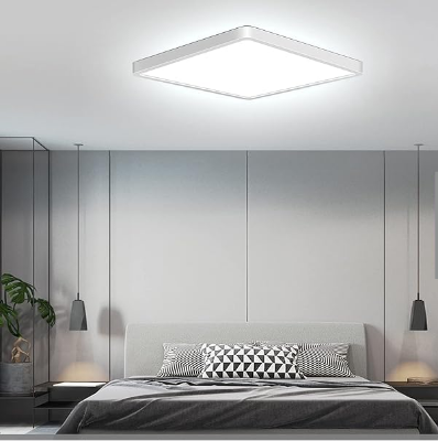 Show details for 36W LED Bedroom Ceiling Light, 3240LM, 6500K Daylight, Flush Mounted Lighting Fixture for Office Kitchen Hallway Living Room Picture of 36W LED Bedroom Ceiling Light, 3240LM, 6500K Daylight, Flush Mounted Lighting Fixture for Office Kitchen Hallway Living Room