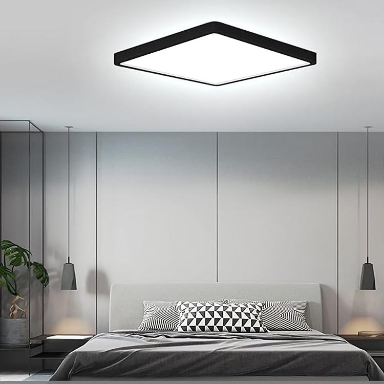 Picture of Square LED Ceiling Light, IP44 Waterproof Bathroom Lights Ceiling, Ideal for Office, Kitchen, and Bedroom