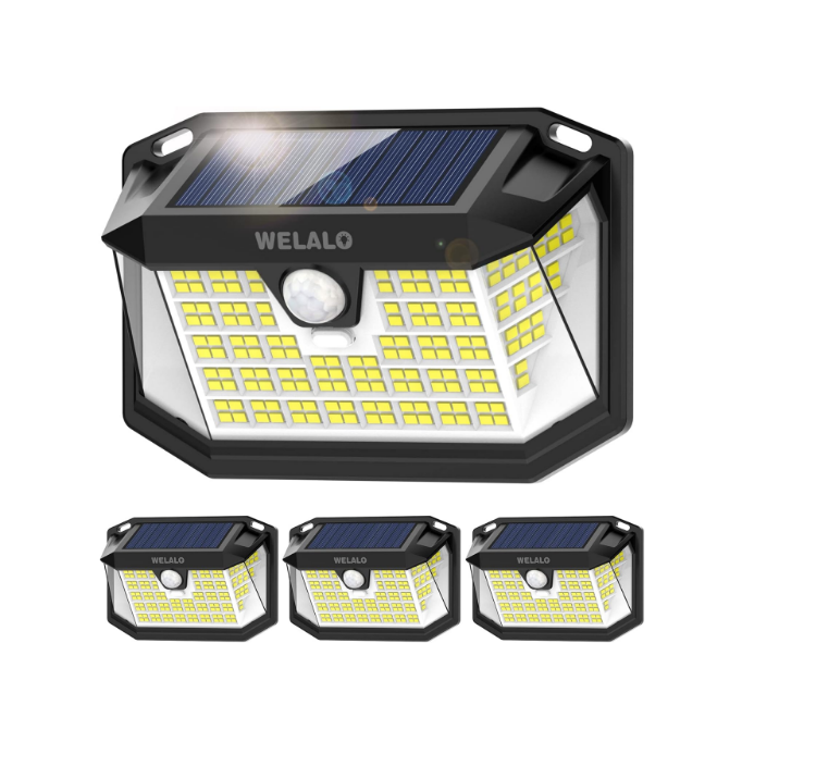 Picture of 188 LED Motion Sensor Solar Light – IP65 Waterproof, Security Wall Light, 3 Modes