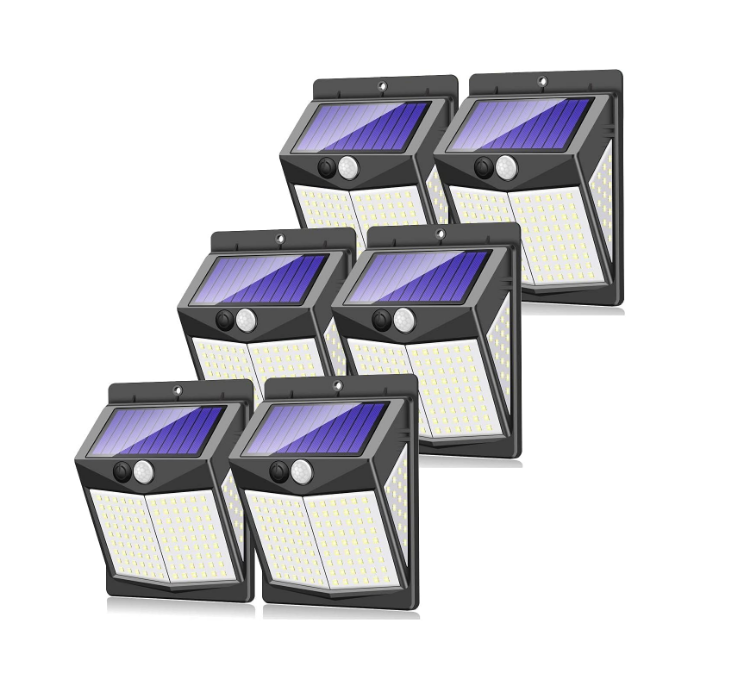 Picture of 140 LED Motion Sensor Solar Light – IP65 Waterproof, Security Wall Light, 3 Modes, Energy Saving