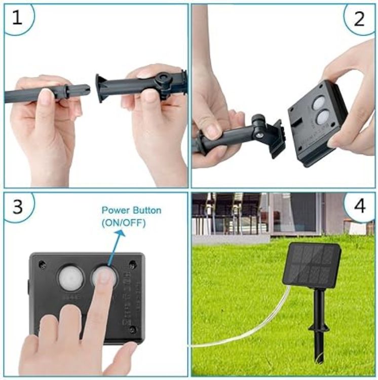 Picture of 50 LED Solar Fairy Light – IP65 Waterproof, 8 Lighting Modes, Decorative String Light, 2 Pack