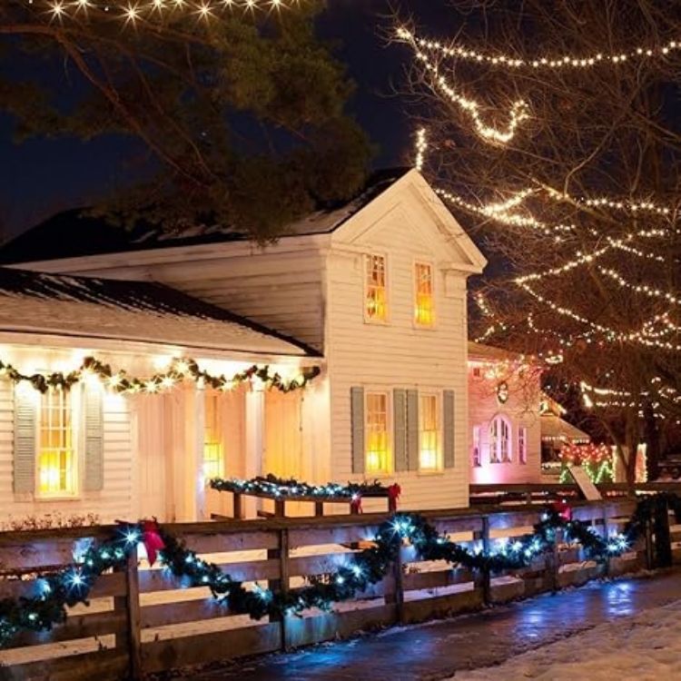 Picture of 50 LED Solar Fairy Light – IP65 Waterproof, 8 Lighting Modes, Decorative String Light, 2 Pack