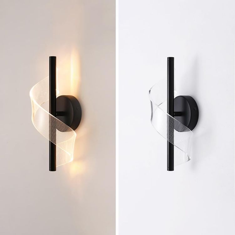 Minimalist Spiral LED Wall Lamp – Perfect for Modern Homes