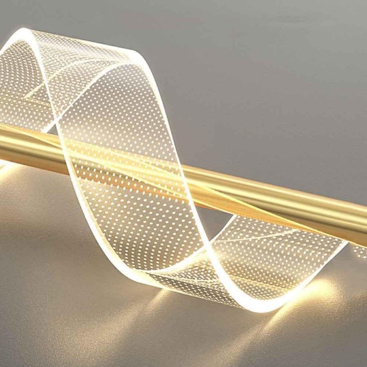 Picture of Modern 12W LED Wall Light – Dimmable, Indoor Wall Lamp, Spiral Design, 3 Modes