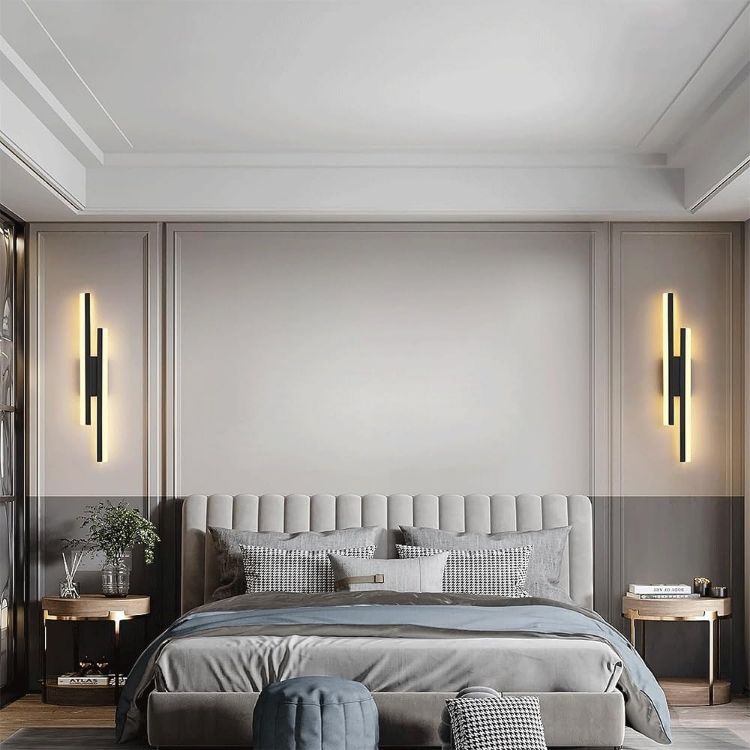 Sleek Black Wall-Mounted LED Light – Ideal for Hallway, Corridor, and Stairs