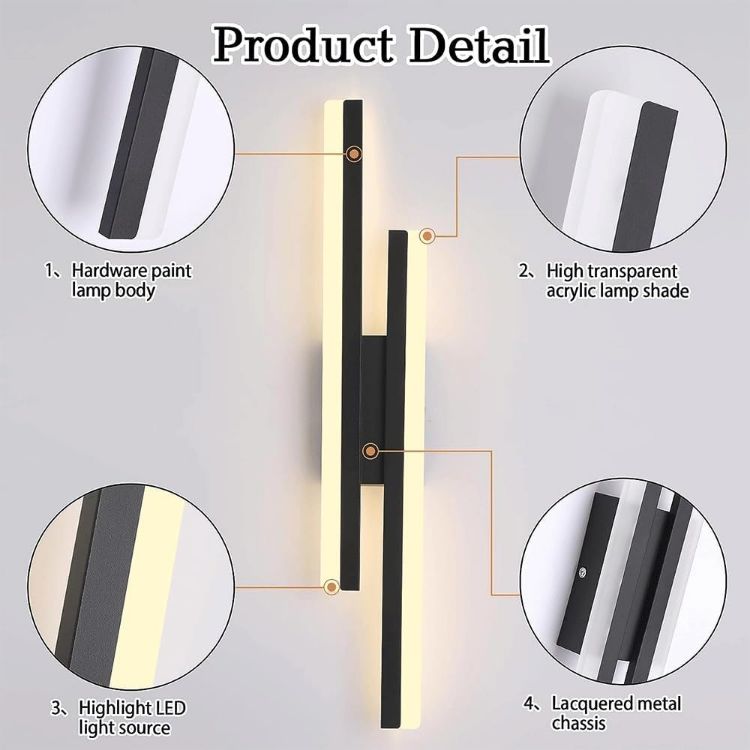 Energy-Efficient 16W LED Wall Sconce for Home and Office Interiors