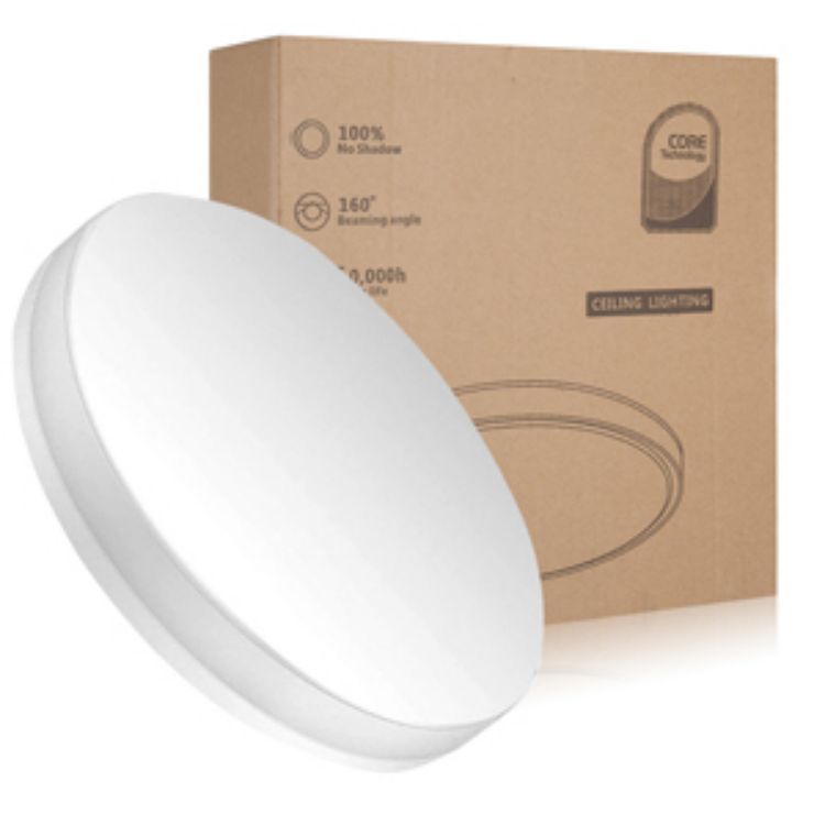 Picture of 24W LED Ceiling Light – Modern Flush Mount Light for Bathroom, Bedroom, Utility Room, Stairs & Hallways