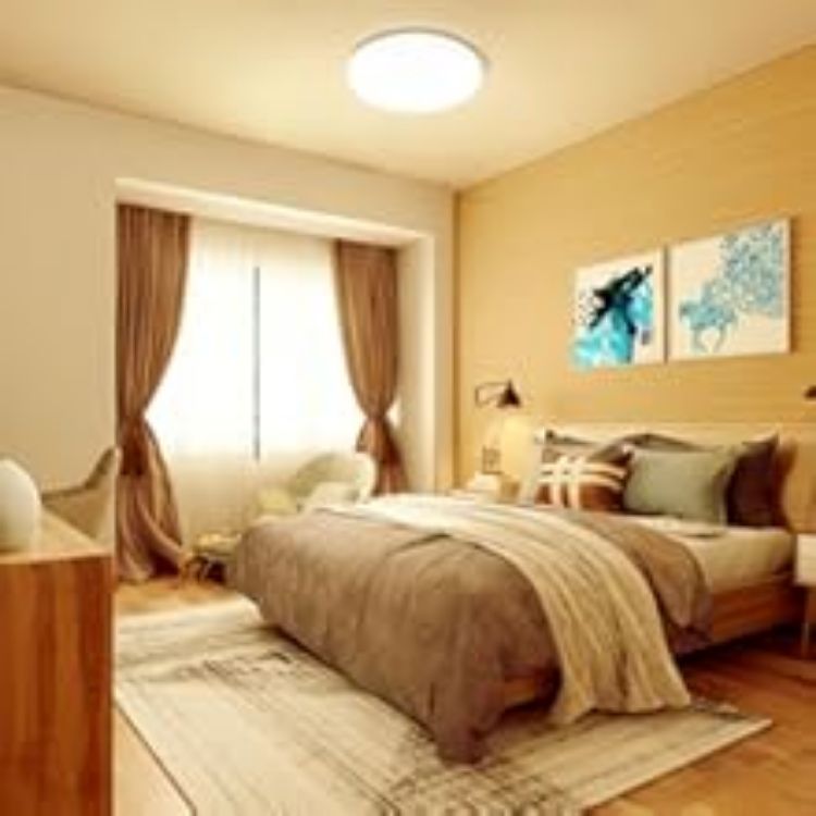 Picture of 24W LED Ceiling Light – Modern Flush Mount Light for Bathroom, Bedroom, Utility Room, Stairs & Hallways