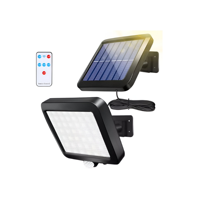 Picture of PIR Motion Sensor Solar Wall Light – LED Security Lamp, Solar Powered, IP65 Waterproof, Wide Coverage