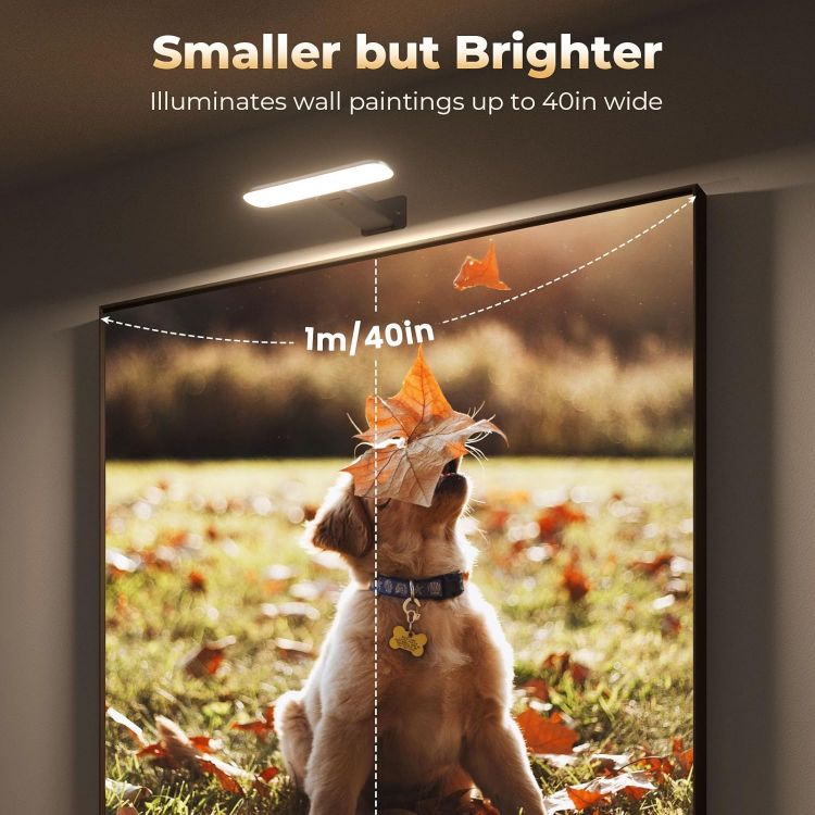 Picture of Wireless LED Picture Light – Rechargeable, Remote Control, 360° Adjustable, 2-Pack 