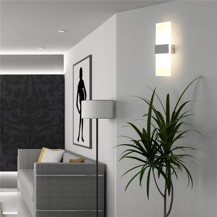 Picture of Up & Down Indoor Wall Light – Dimmable,  Warm White Glow, Indoor Lighting, Energy Efficient