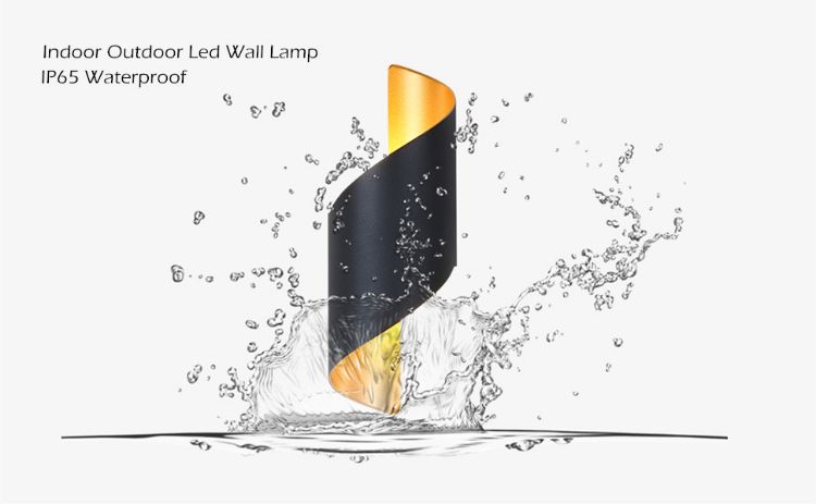 Picture of 10W LED Wall Light – Warm White, Spiral Up & Down, IP65 Waterproof, Indoor & Outdoor