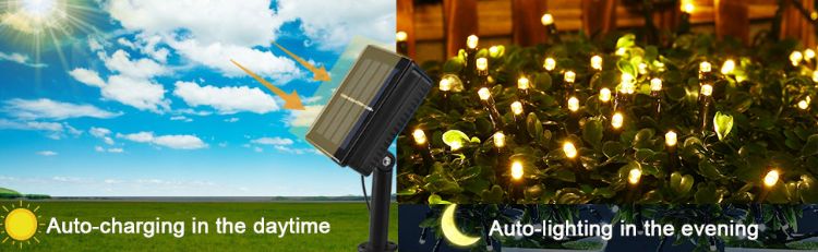 Flexible Solar Fairy Lights for Yard, Wedding, and Party Decoration