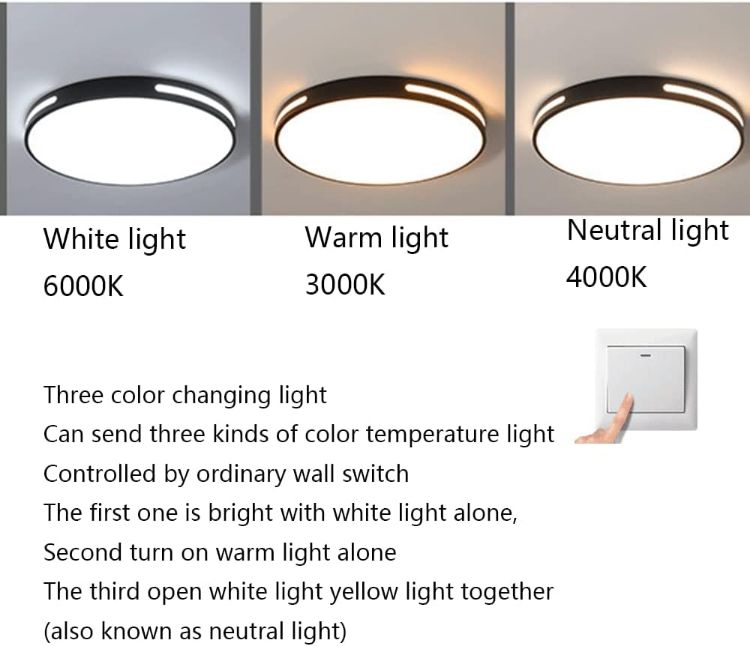 Energy Efficient Round LED Ceiling Light for UK Homes