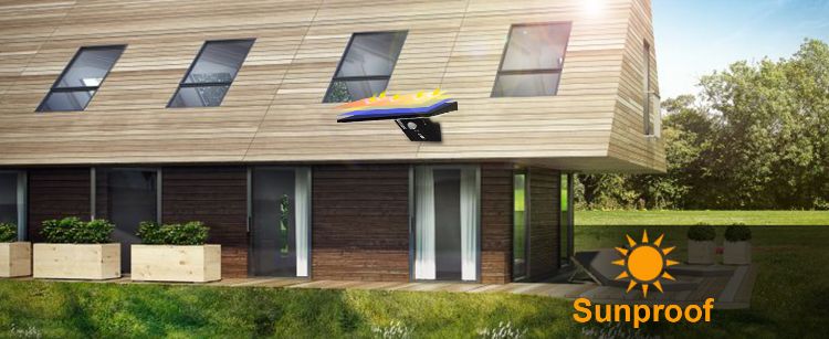 Picture of 90 LED Outdoor Solar Wall Light – Motion Sensor, IP65 Waterproof, USB & Solar Charging