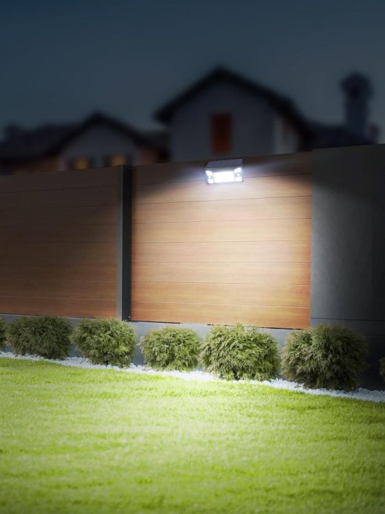 Picture of Outdoor Security Solar Wall Light - Motion Sensor, 270° Wide Angle, IP65 Waterproof
