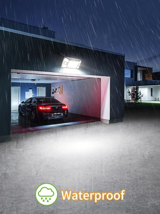 Picture of Outdoor Security Solar Wall Light - Motion Sensor, 270° Wide Angle, IP65 Waterproof