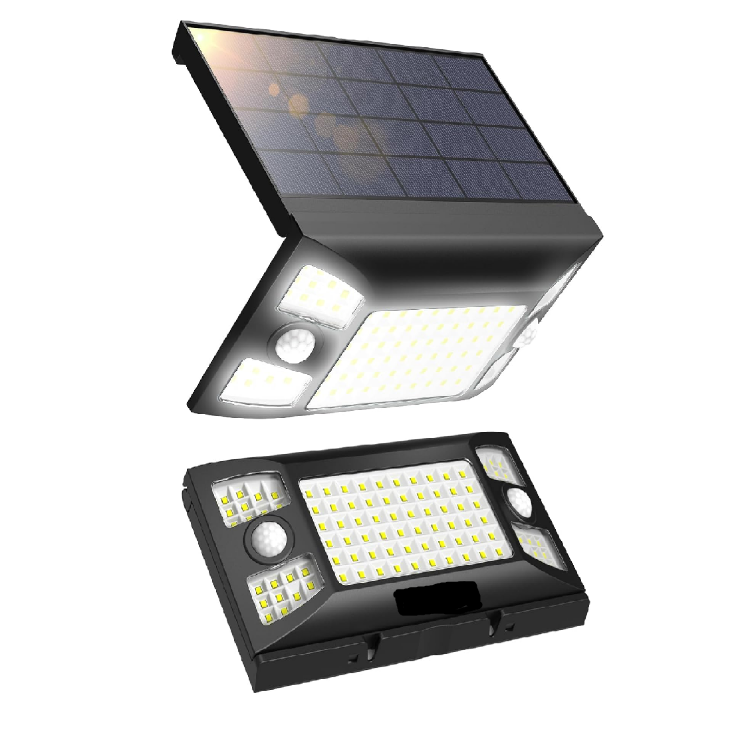 Picture of Outdoor Security Solar Wall Light - Motion Sensor, 270° Wide Angle, IP65 Waterproof