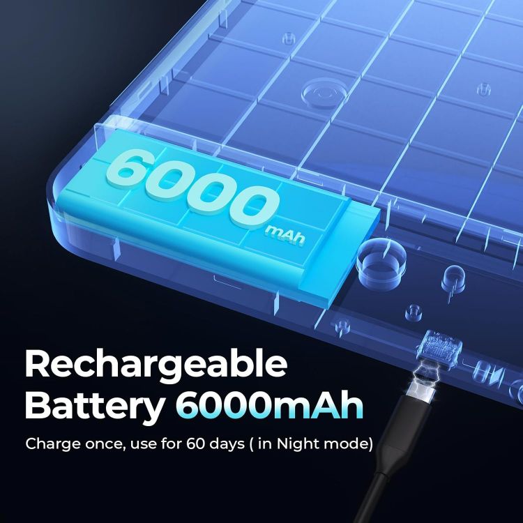 Rechargeable Wireless Ceiling Light – Warm, Natural & Cool White with Remote Control