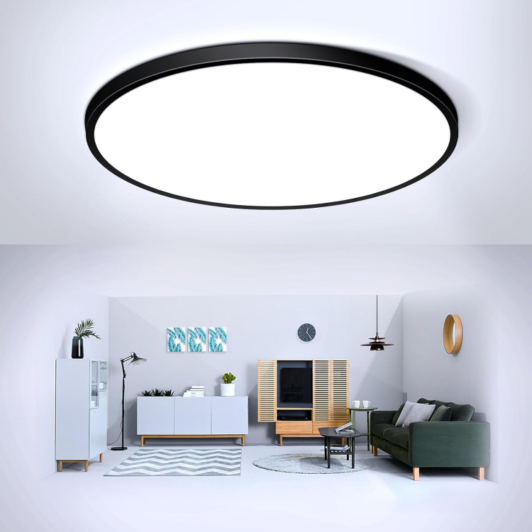 Ultra-Slim 24W Dimmable LED Ceiling Light with 3 Colour Temperatures