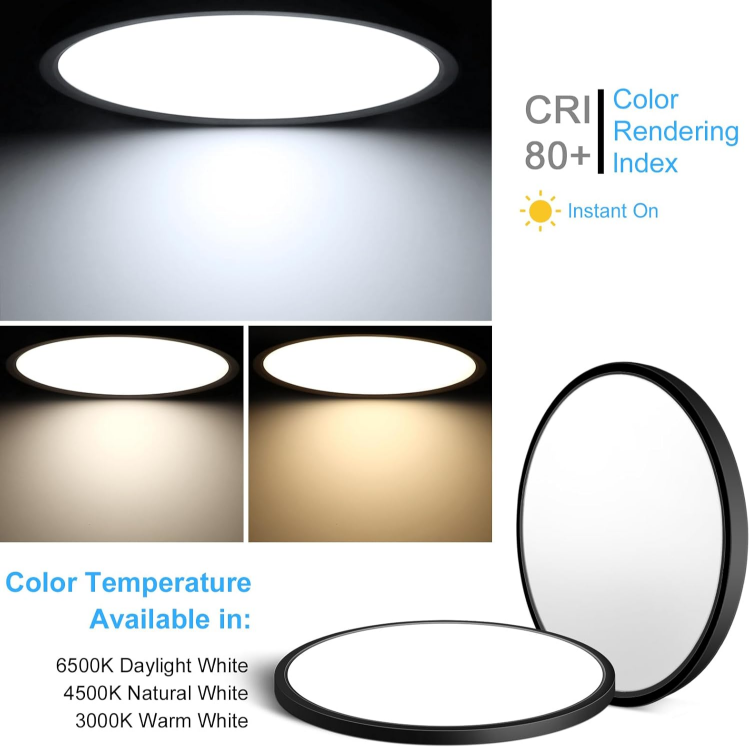 Smart Dimmable LED Ceiling Lamp with Adjustable Colour Temperature