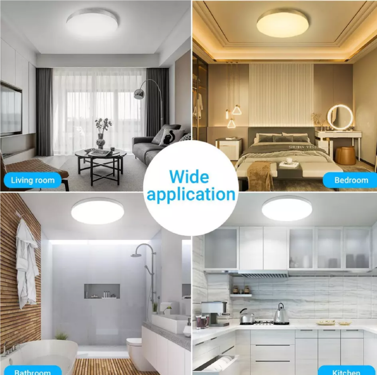 Picture of 48W LED Ceiling Light Panel – Modern Downlight for Bedroom, Kitchen, Living Room & Hallway
