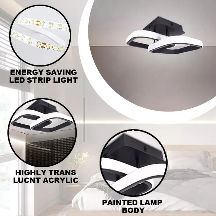 Office ceiling LED light square cool daylight