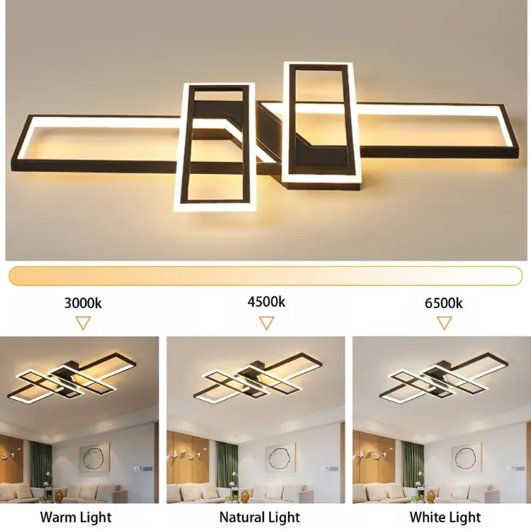 Picture of Chic LED Ceiling Lamp – Modern Pendant Chandelier for Living Room & Bedroom